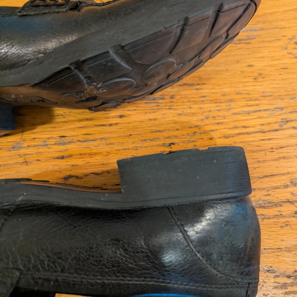Born Black Leather Loafers - Picture 8 of 9